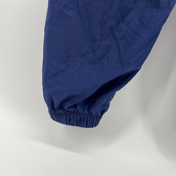 Vintage‎ Nike Windbreaker Pants Men XL Navy Zip Ankle Jogger White Tag 90s Y2K - Picture 7 of 9